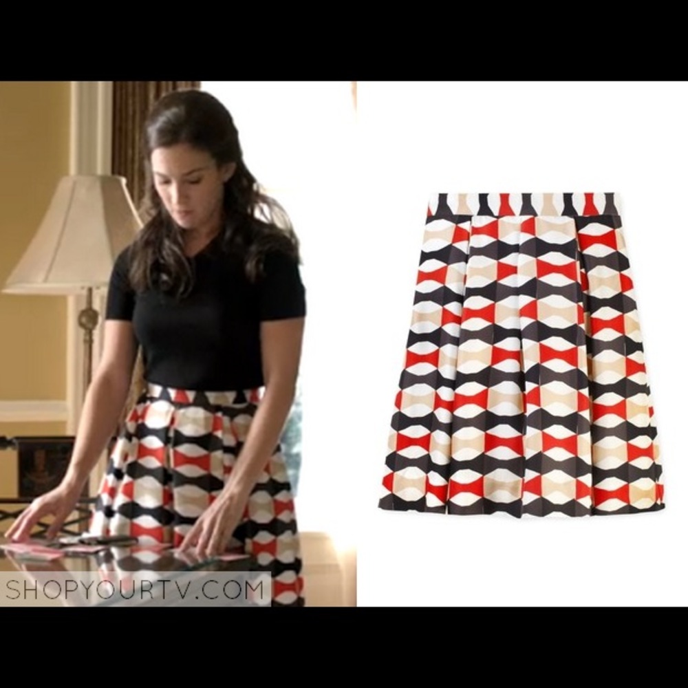 Kate Spade New York Jolie printed full skirt